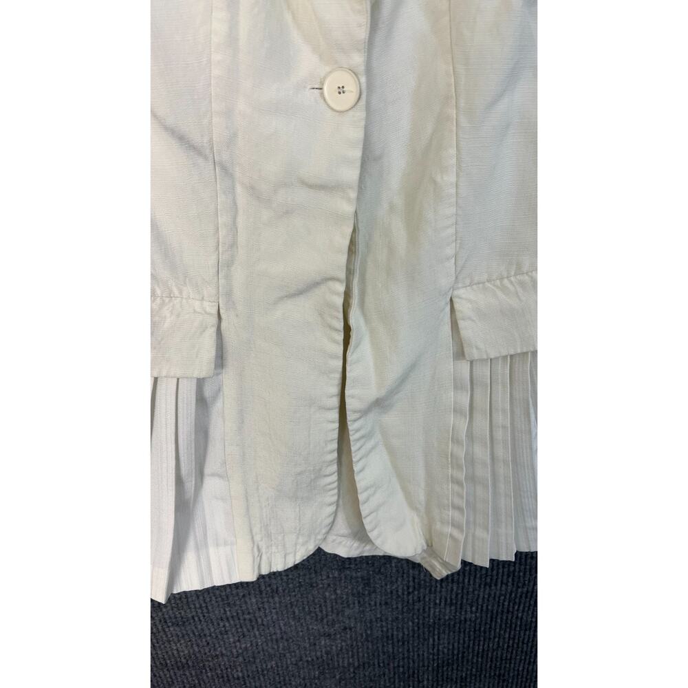 Sandro Carine Sleeveless Mini Dress Womens 34 Cream V Neck Classic Luxury - Picture 3 of 16